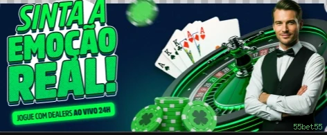 Streaming 4K no cassino ao vivo da 55bet55